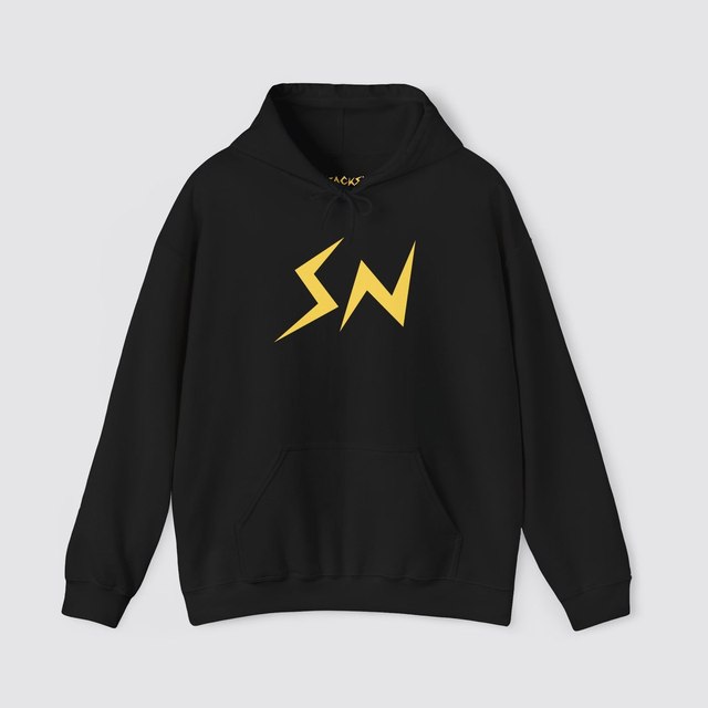 💛🖤 SN Unisex Heavy Blend™ Hoody — Black, M