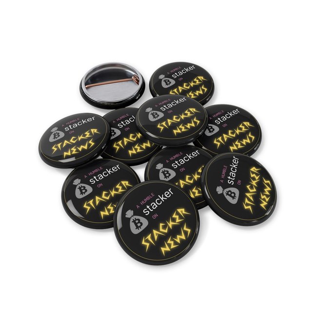 Humble Stacker Button Pins — 1", Round, 10 pcs