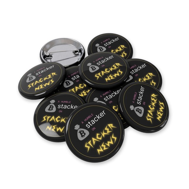 Humble Stacker Button Pins — 1.25", Round, 10 pcs