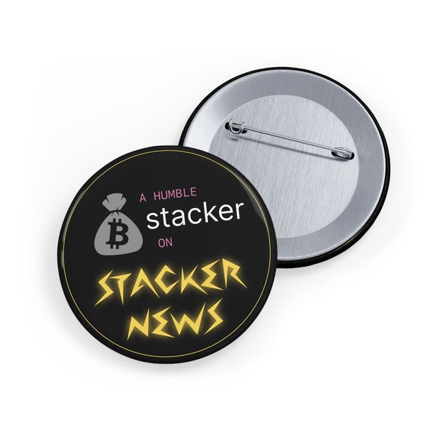 Humble Stacker Button Pins — 2.25", Round, 1 pc