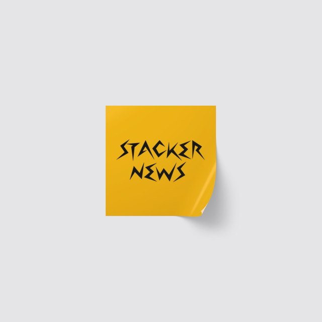 💛🖤 STACKER NEWS Square Gold Sticker Rolls (□1" or ▢2") — 1'' x 1'', 250 pcs, Glossy