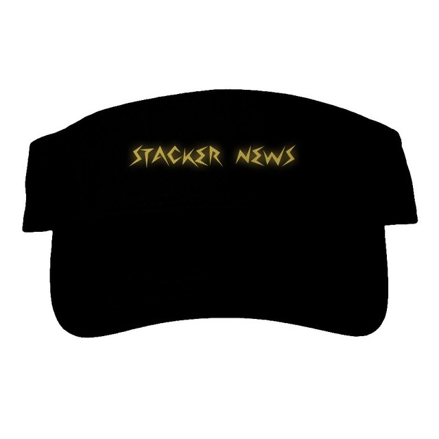 🖤💛 STACKER NEWS Dark Agent Hat — black, Adjustable