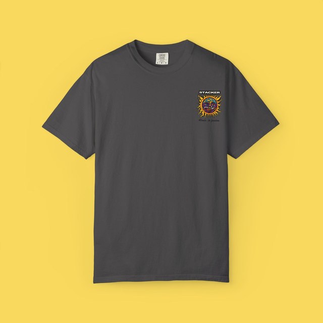 🤍🖤 Vintage lngtstore v1 Stacker News T-Shirt — Graphite, 2XL
