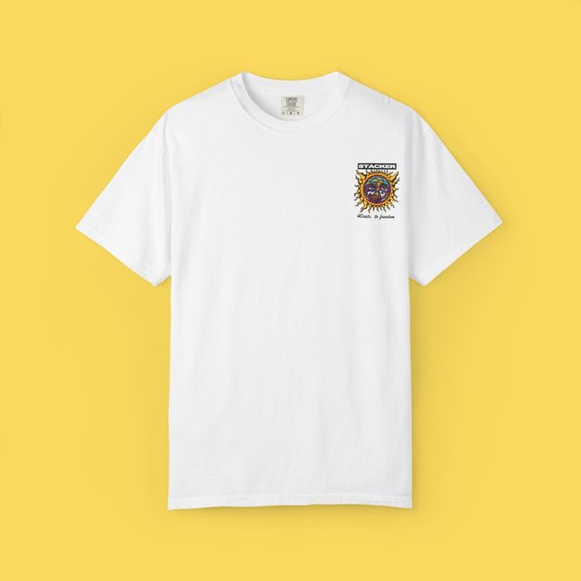 🤍🖤 Vintage lngtstore v1 Stacker News T-Shirt — White, 4XL