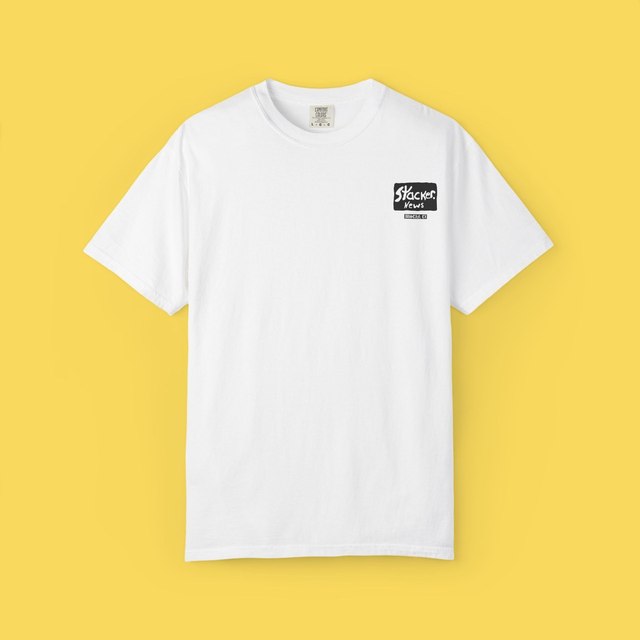 🤍🖤 Vintage lngtstore v2 Stacker News T-Shirt — White, 2XL