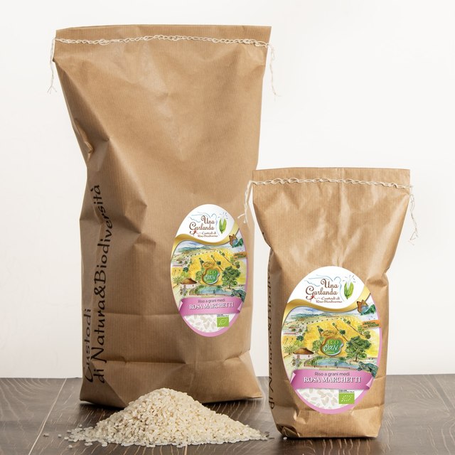 Riso Rosa Marchetti Bianco da 4 kg - Biologico