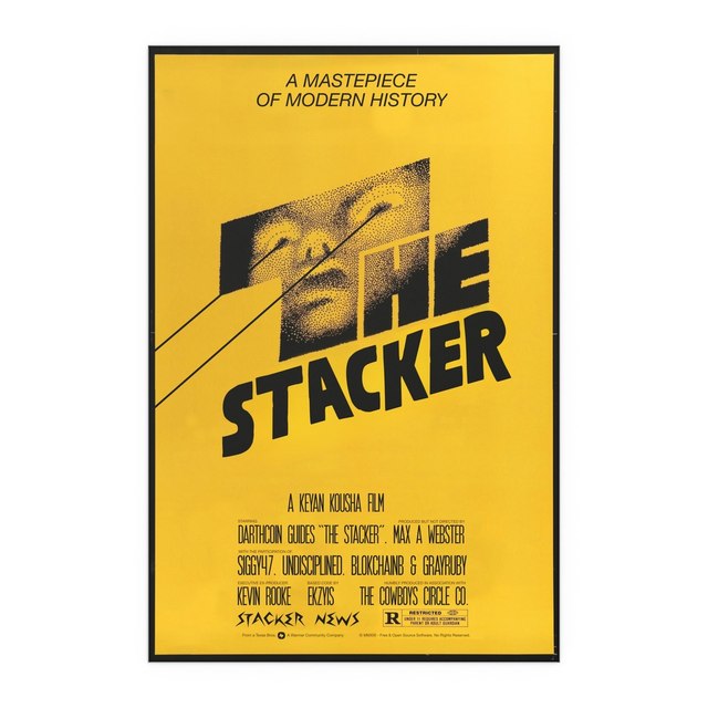 THE STACKER — 24" x 36" (Vertical), Semi Glossy