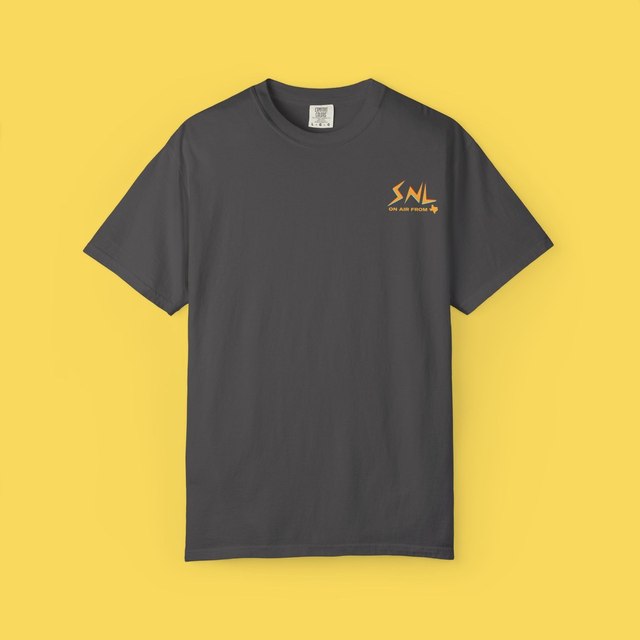 🖤🤍 SNL — Graphic Logo Front &amp; Back Tee — Graphite, M