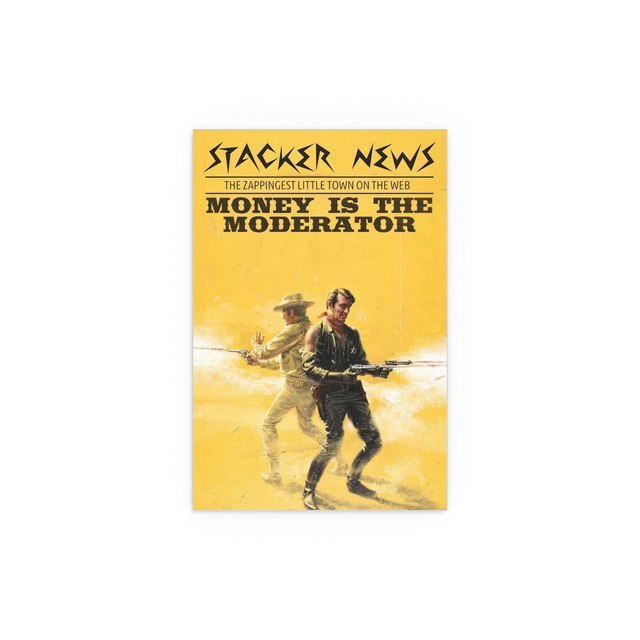 Money is the Moderator Series #01 The Zappingest Little Town on the Web — 8" x 12"…