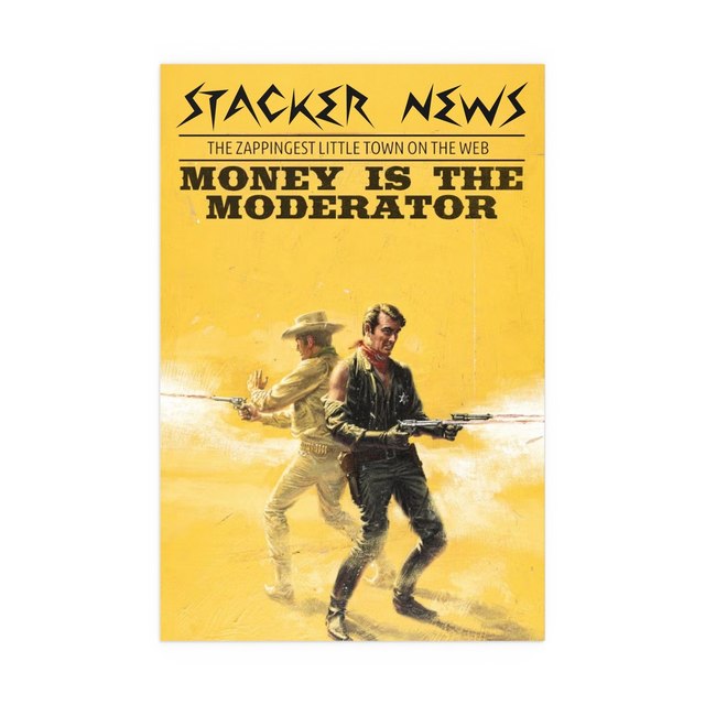 Money is the Moderator Series #01 The Zappingest Little Town on the Web — 20″ x 30″…