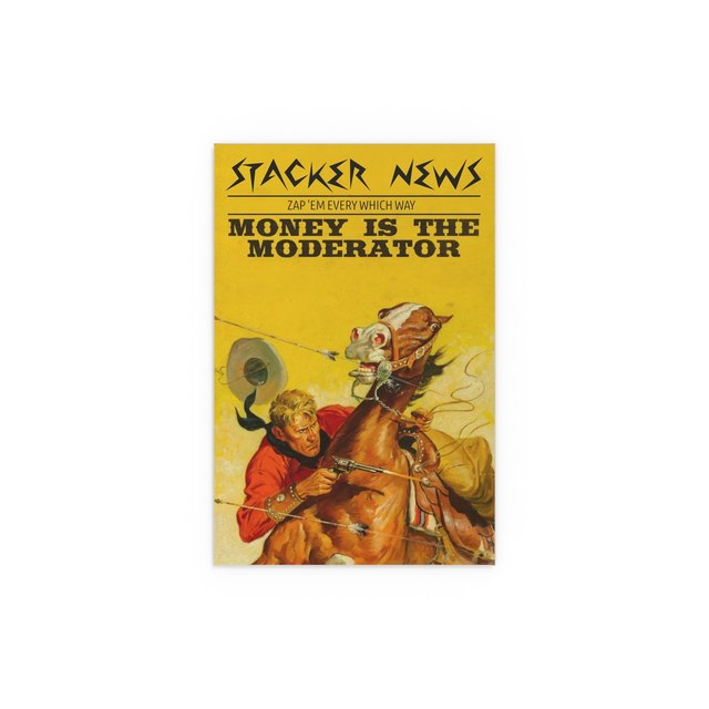 Money is the Moderator Series #02 Zap' em Every Which Way — 8" x 12" (Vertical), Semi…