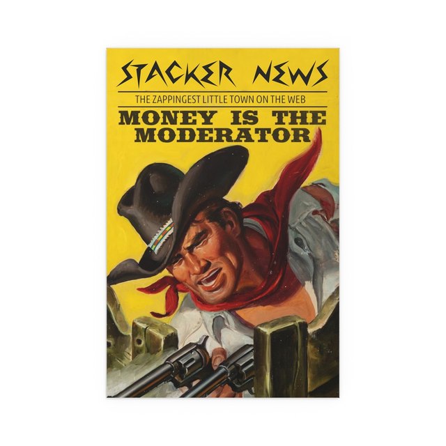 Money is the Moderator Series #03 The Zappingest Little Town on the Web — 16″ x 24″…