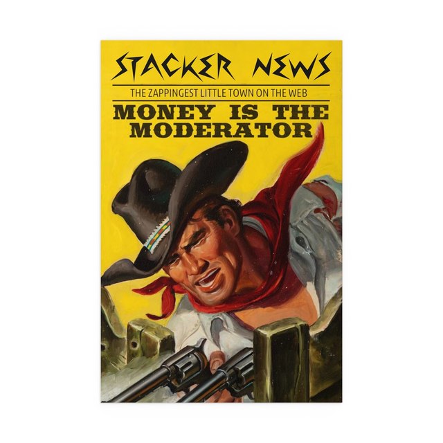 Money is the Moderator Series #03 The Zappingest Little Town on the Web — 20″ x 30″…