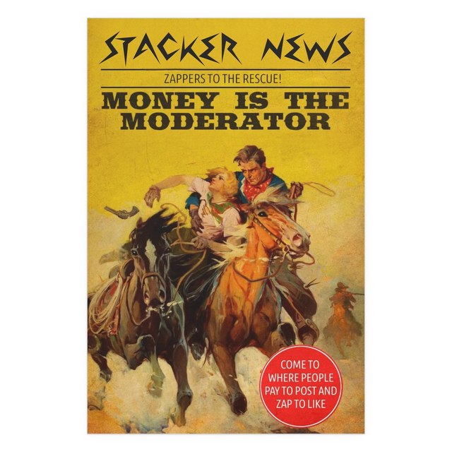 Money is the Moderator Series #05 Zappers to the Rescue — 32″ x 48″ (Vertical), Semi…