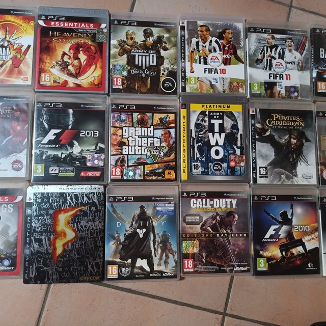 Lotto 18 Giochi PS3 – GTA V, Dragon Ball, DMC4 Steelbook e altri