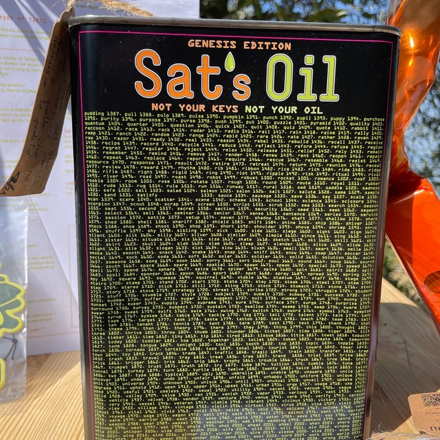 Sat’s Oil 🫒 GENESIS EDITION