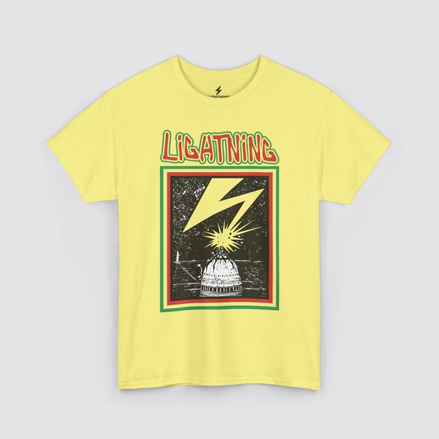 💛 🧡 Lightning Brains — Cornsilk, XL