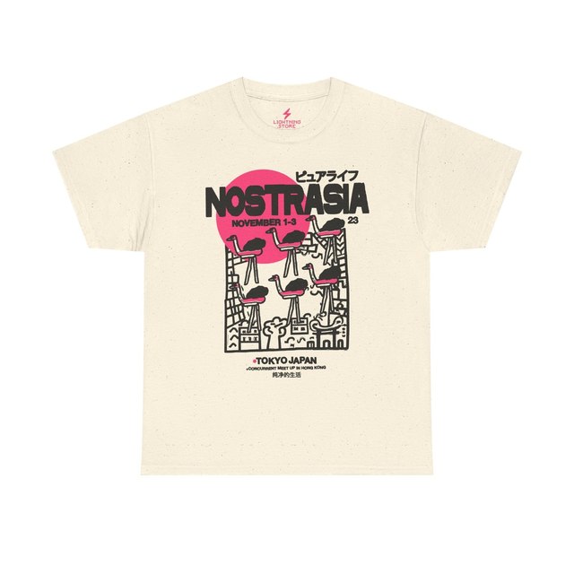 🖤 🤍 🩶 🩷 NOSTRASIA Tokyo Japan — Natural, 2XL