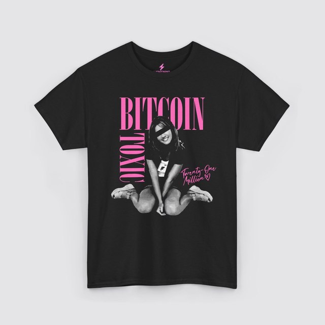 🖤 🩶 TOXIC Twenty One Millions — Black, L