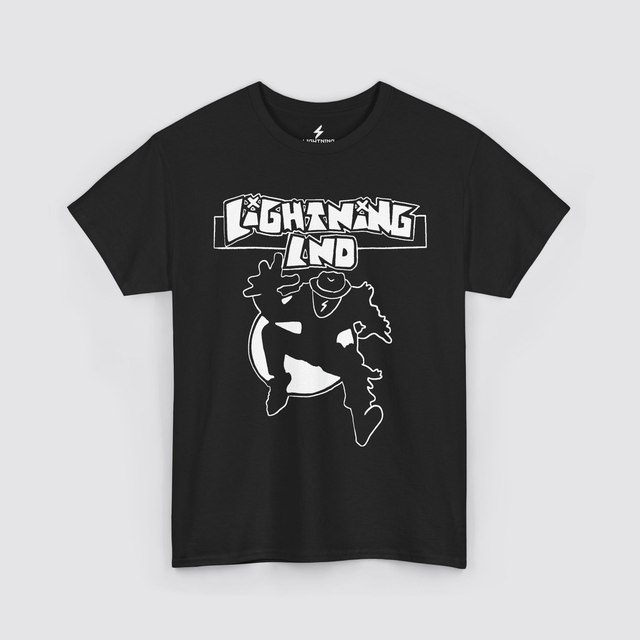 💚 🖤 🤍 🩶 🧡 🩷 Lightning LND Take Warning — Black, M