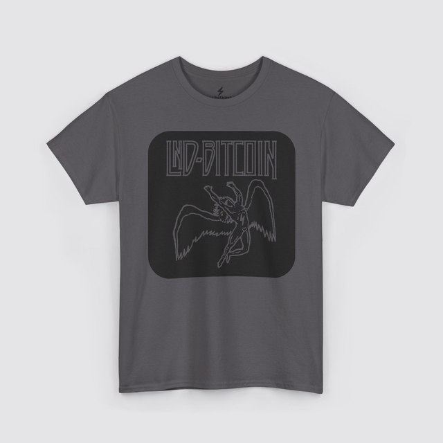 💚 🖤 🤍 🩶 🧡 🩷 LND Bitcoin — Charcoal, M