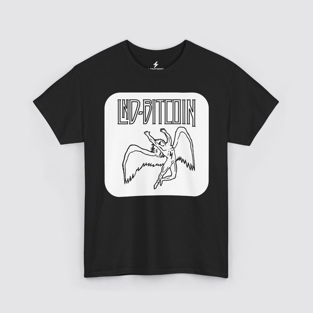 💚 🖤 🤍 🩶 🧡 🩷 LND Bitcoin — Black, XL