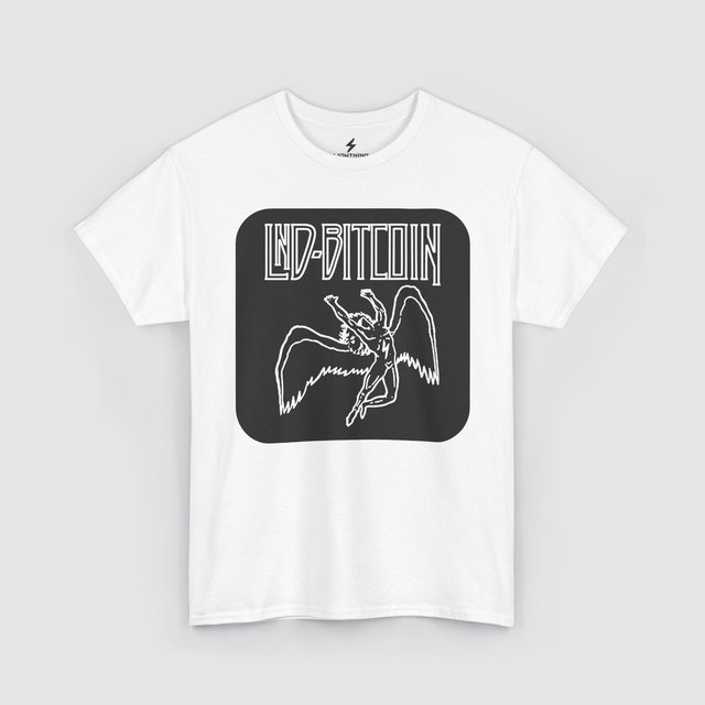 💚 🖤 🤍 🩶 🧡 🩷 LND Bitcoin — White, L