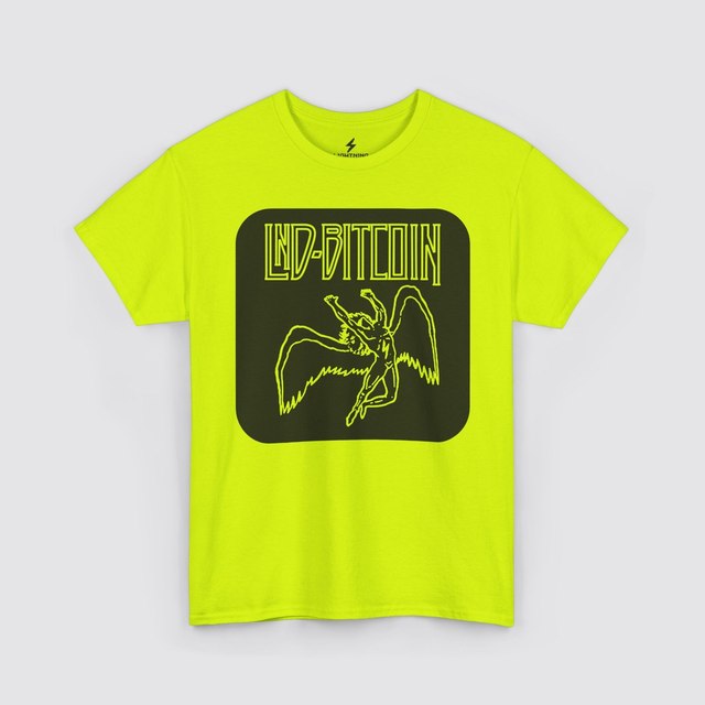 💚 🖤 🤍 🩶 🧡 🩷 LND Bitcoin — Neon Green, S