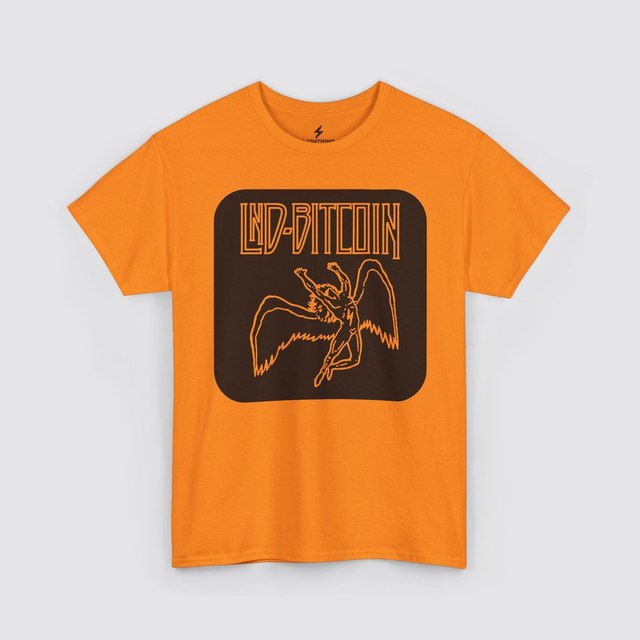 💚 🖤 🤍 🩶 🧡 🩷 LND Bitcoin — Orange Pilled, 5XL