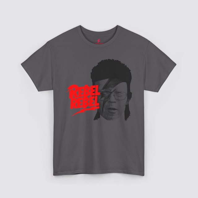 🖤 🤍 🩶 Rebel Satoshi Stardust — Charcoal, 4XL