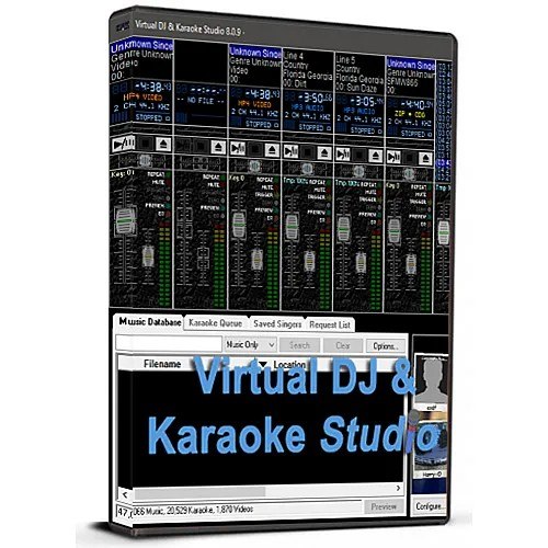 Virtual DJ Studio e Karaoke Studio 8 (licenza a vita)