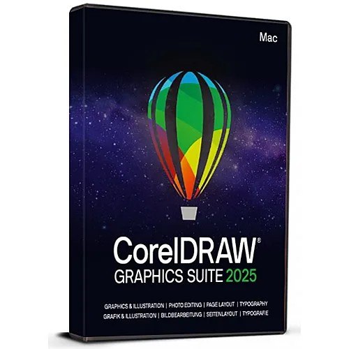 CorelDRAW Graphics Suite 2025 (MacOS/1 dispositivo)