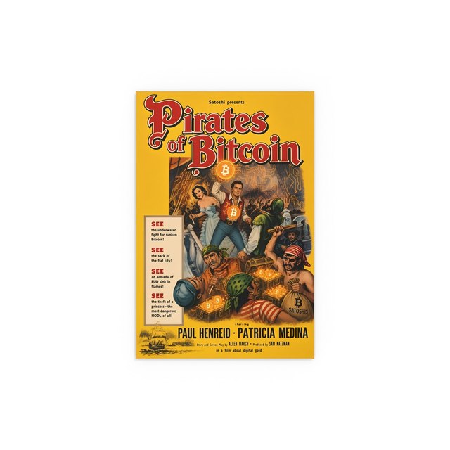 Pirates of Bitcoin — 8" x 12" (Vertical), Semi Glossy
