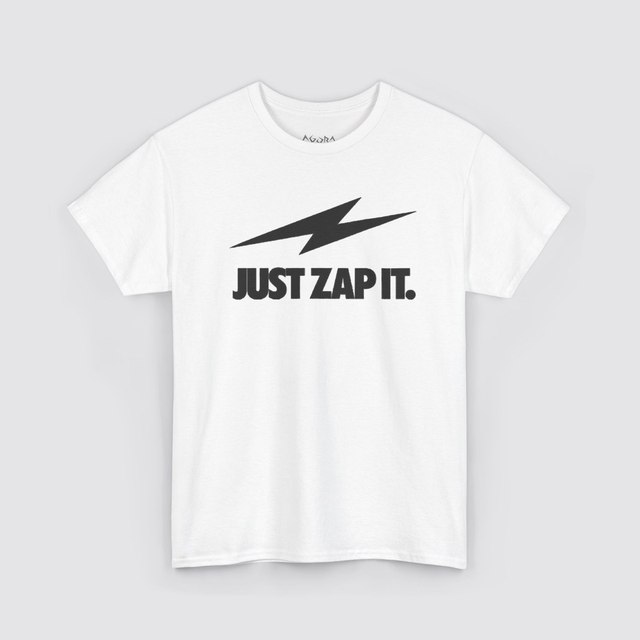 JUST ZAP IT. — XL, White