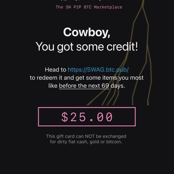 $25 CREDIT