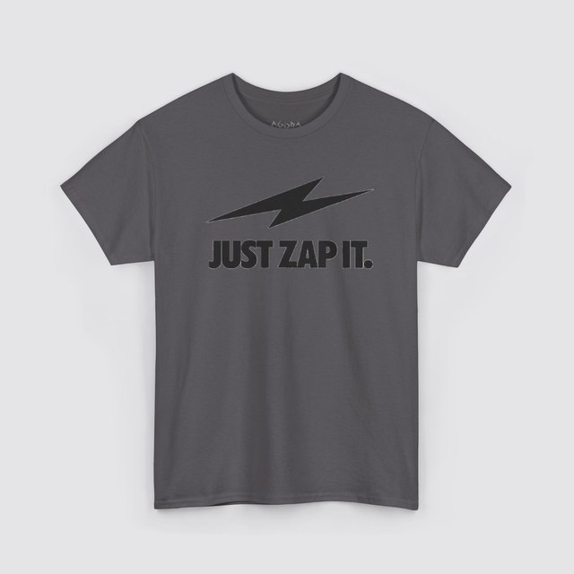 JUST ZAP IT. — 3XL, Charcoal