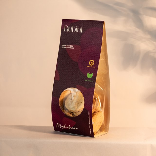 Rubini <h6>Frollini con mirtilli rossi</h6>