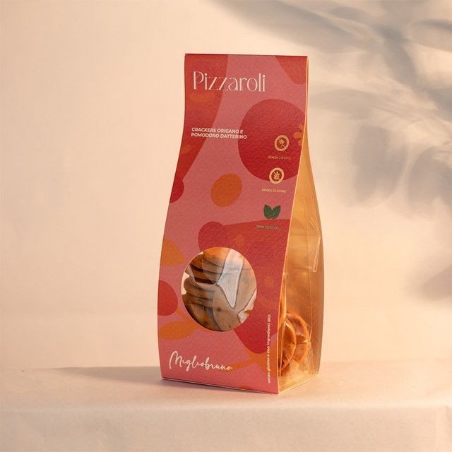 Pizzaroli <h6>Crackers origano e pomodoro datterino</h6>