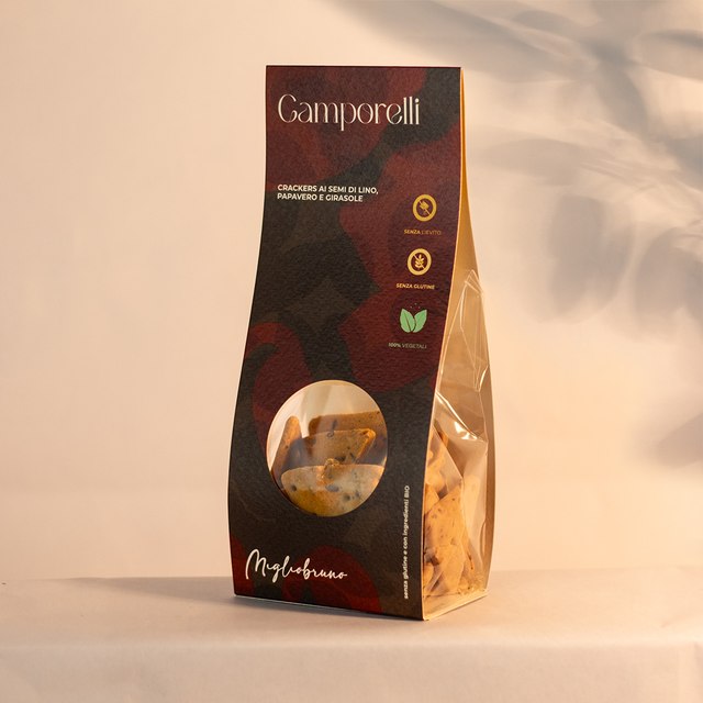 Camporelli <h6>Crackers ai semi di lino, papavero e girasole</h6>