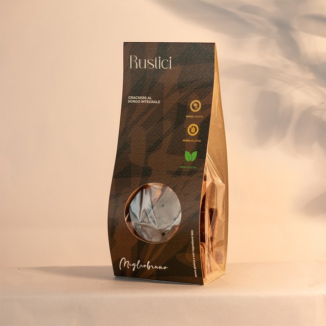 Rustici Crackers al sorgo integrale