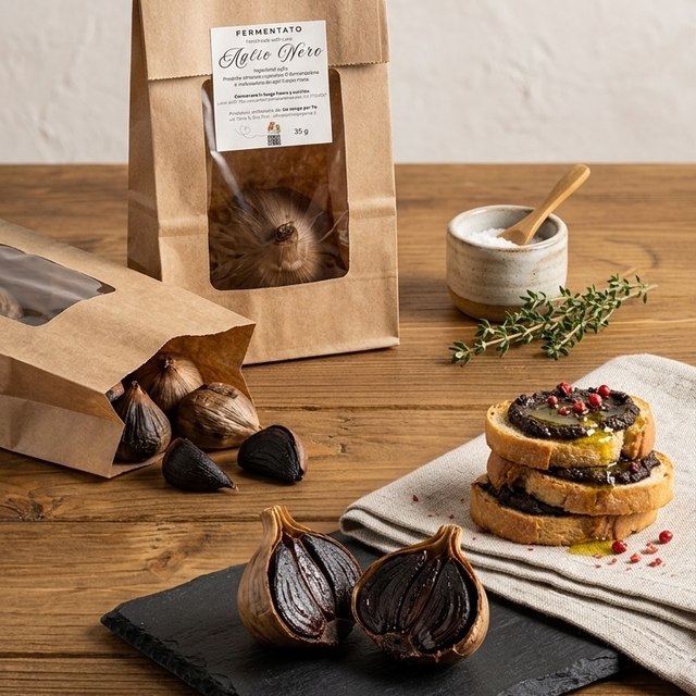 Aglio Nero Fermentato e Maturato (35 g) – Fatto a mano con amore