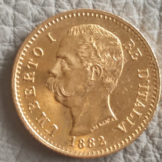 Vendo moneta in oro 20 Lire Umberto I.
