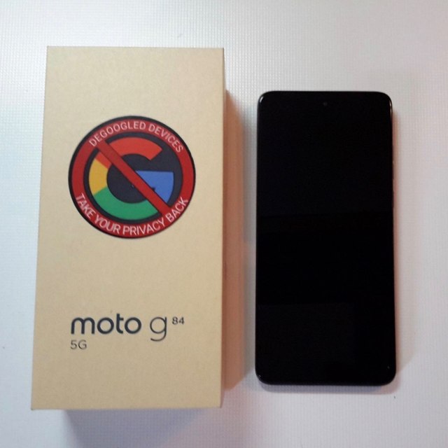 Degoogled Motorola G84 5G (12 gb ram - 256 gb memoria)