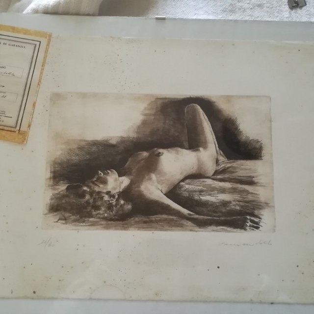 Etching "Nudino" 11/30