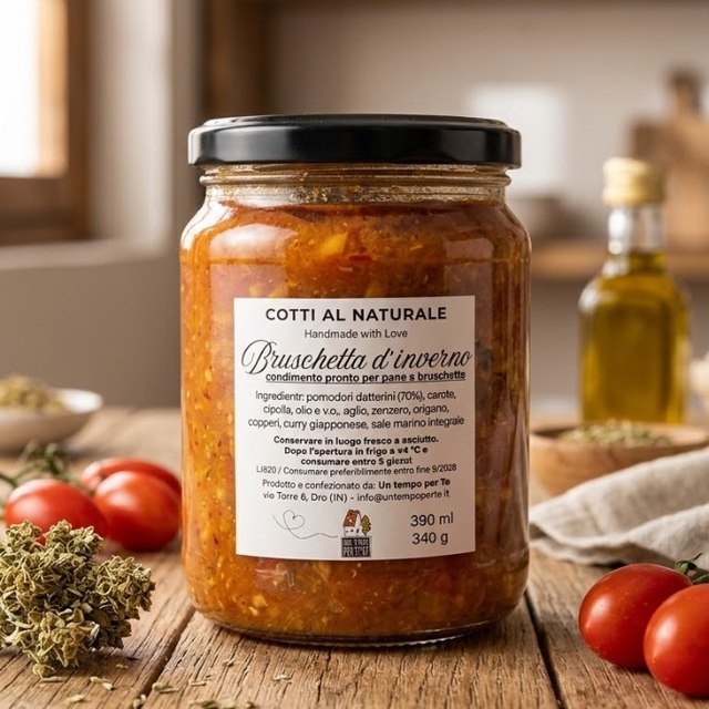Bruschetta d’inverno – Condimento pronto per pane e crostini (340 g)