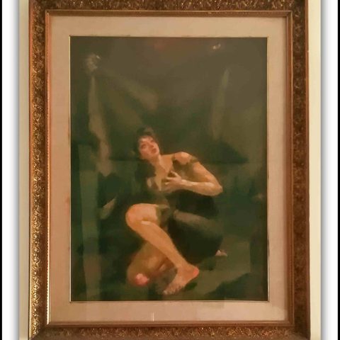Painting “Dressing the naked” 1967