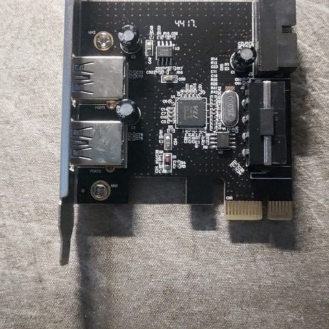 Scheda pci-e con 2x usb 3
