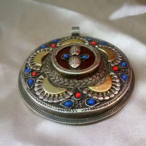 Pakistani silver pendant