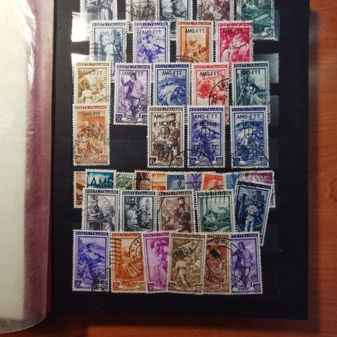 Two mixed stamp collectors