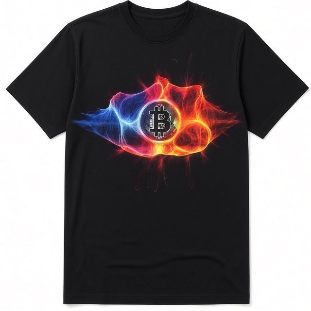 Magliette tema Bitcoin
